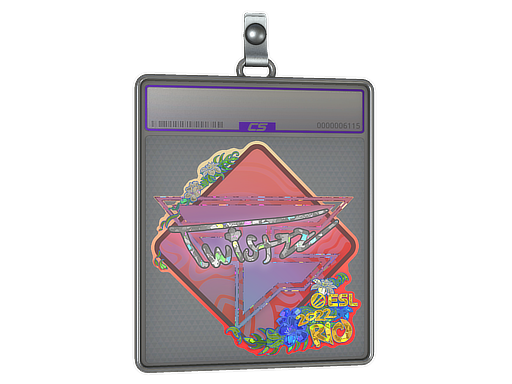Item Sticker Slab | Twistzz (Glitter) | Rio 2022