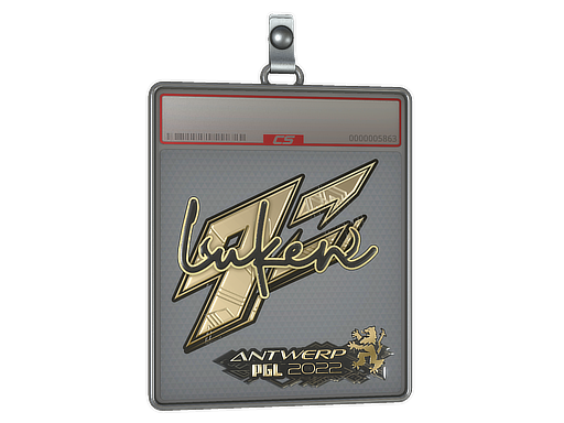 Item Sticker Slab | luken (Gold) | Antwerp 2022