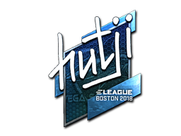 Item Sticker | hutji (Foil) | Boston 2018