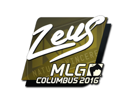 Item Sticker | Zeus | MLG Columbus 2016