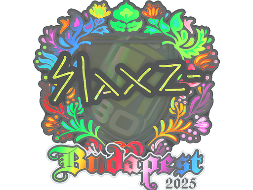 Item Sticker | slaxz- (Holo) | Budapest 2025
