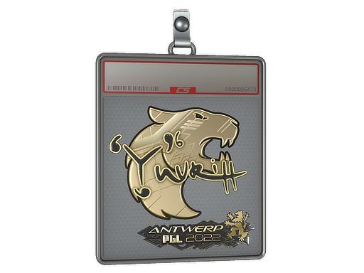 Item Sticker Slab | yuurih (Gold) | Antwerp 2022