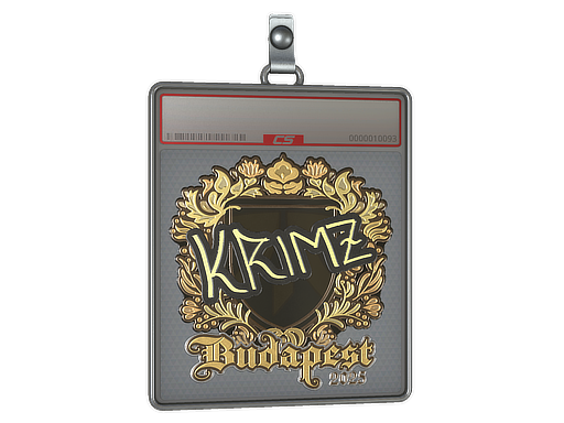 Item Sticker Slab | KRIMZ (Gold) | Budapest 2025