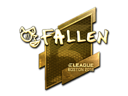 Item Sticker | FalleN (Gold) | Boston 2018