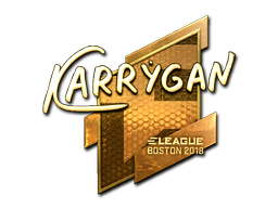 Item Sticker | karrigan (Gold) | Boston 2018