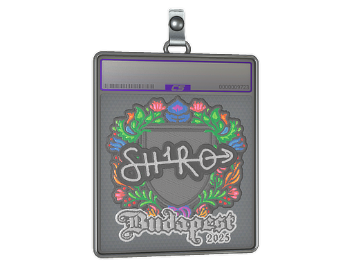 Item Sticker Slab | sh1ro (Embroidered) | Budapest 2025