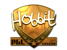 Item Sticker | Hobbit (Gold) | Krakow 2017