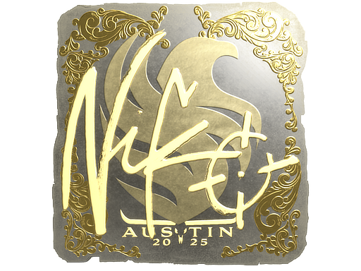 Item Sticker | NiKo (Gold) | Austin 2025