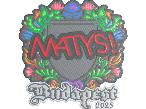 Item Sticker | MATYS (Embroidered) | Budapest 2025