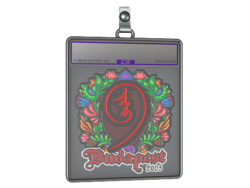 Item Sticker Slab | nin9 (Embroidered) | Budapest 2025