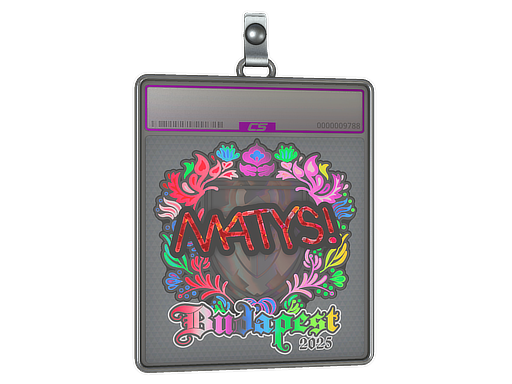 Item Sticker Slab | MATYS (Holo) | Budapest 2025