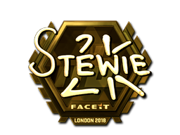 Item Sticker | Stewie2K (Gold) | London 2018