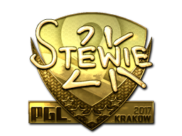 Item Sticker | Stewie2K (Gold) | Krakow 2017