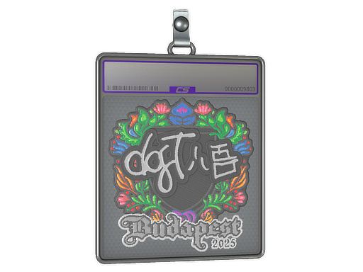 Item Sticker Slab | dgt (Embroidered) | Budapest 2025
