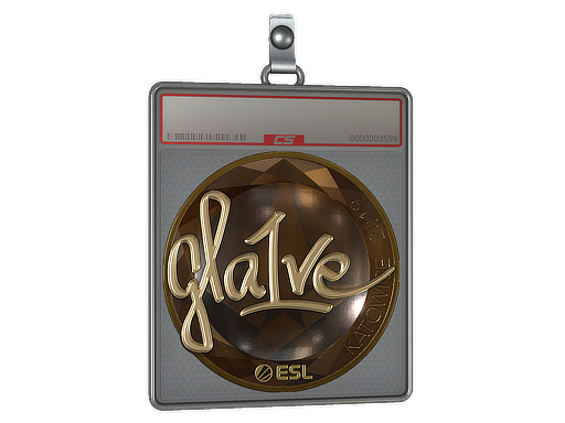 Item Sticker Slab | gla1ve (Gold) | Katowice 2019