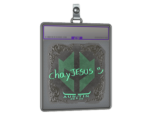 Item Sticker Slab | chayJESUS (Foil) | Austin 2025