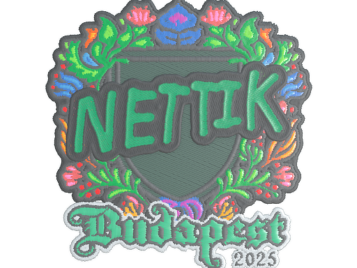 Item Sticker | nettik (Embroidered) | Budapest 2025