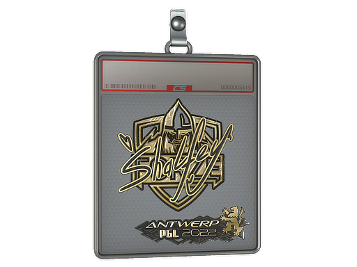 Item Sticker Slab | shalfey (Gold) | Antwerp 2022