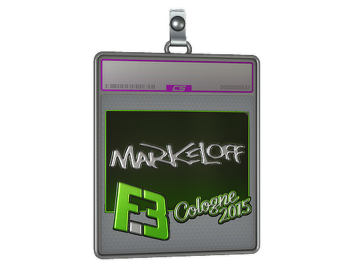 Item Sticker Slab | markeloff (Foil) | Cologne 2015