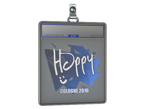 Item Sticker Slab | Happy | Cologne 2016
