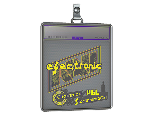 Item Sticker Slab | electroNic (Holo) | Stockholm 2021