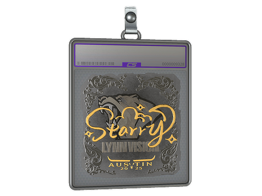 Item Sticker Slab | Starry (Foil) | Austin 2025