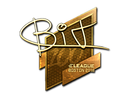 Item Sticker | BIT (Gold) | Boston 2018