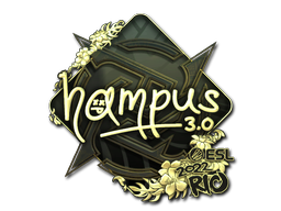 Item Sticker | hampus (Gold) | Rio 2022
