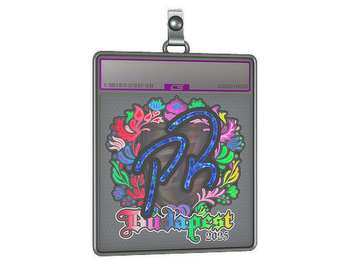 Item Sticker Slab | PR (Holo) | Budapest 2025