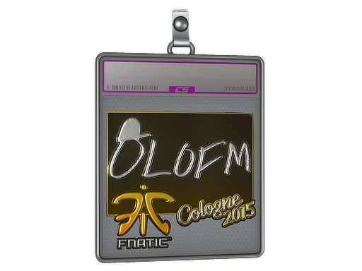 Item Sticker Slab | olofmeister (Foil) | Cologne 2015