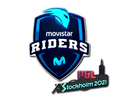 Item Sticker | Movistar Riders (Foil) | Stockholm 2021