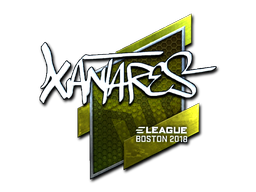 Item Sticker | XANTARES (Foil) | Boston 2018