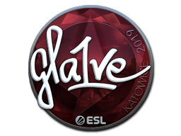 Item Sticker | gla1ve (Foil) | Katowice 2019