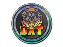 Cosmetic Sticker | dAT team (Holo) | Cologne 2014 of Craft