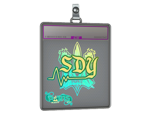 Item Sticker Slab | sdy (Holo) | Paris 2023
