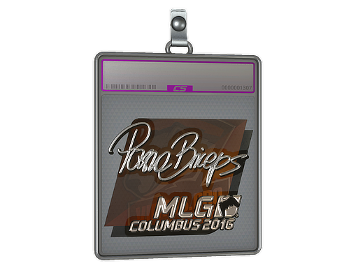 Item Sticker Slab | pashaBiceps (Foil) | MLG Columbus 2016