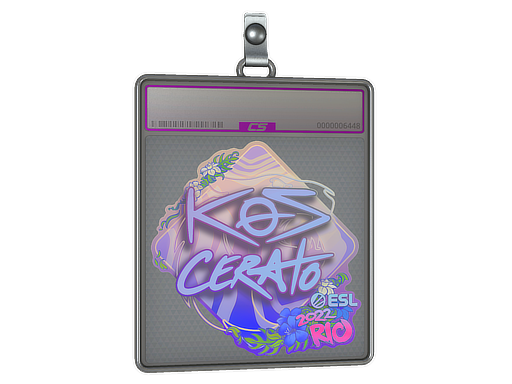 Item Sticker Slab | KSCERATO (Holo) | Rio 2022