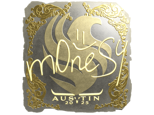 Item Sticker | m0NESY (Gold) | Austin 2025