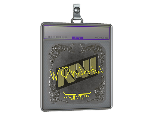 Item Sticker Slab | w0nderful (Foil) | Austin 2025