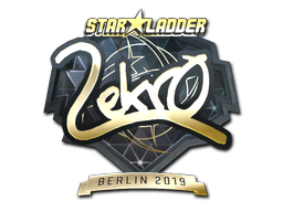 Item Sticker | Lekr0 (Gold) | Berlin 2019