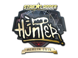 Item Sticker | huNter- (Gold) | Berlin 2019