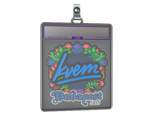 Item Sticker Slab | Kvem (Embroidered) | Budapest 2025