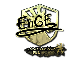 Item Sticker | EliGE (Gold) | Antwerp 2022