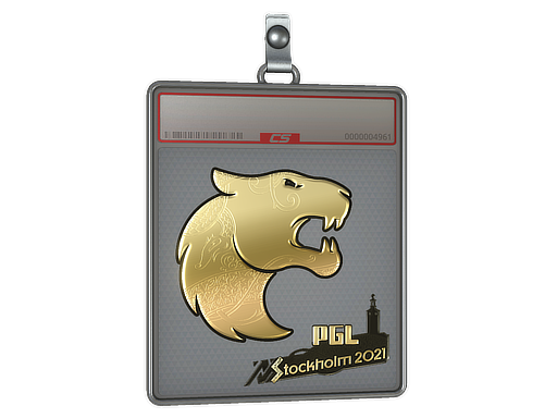 Item Sticker Slab | FURIA (Gold) | Stockholm 2021