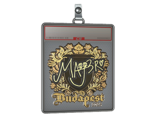 Item Sticker Slab | MAJ3R (Gold) | Budapest 2025