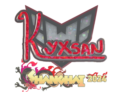 Item Sticker | kyxsan (Glitter) | Shanghai 2024