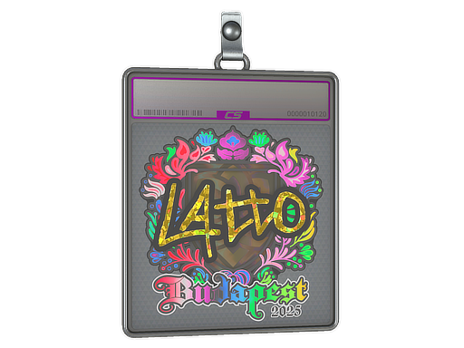 Item Sticker Slab | latto (Holo) | Budapest 2025