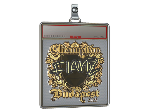Item Sticker Slab | FlameZ (Gold, Champion) | Budapest 2025