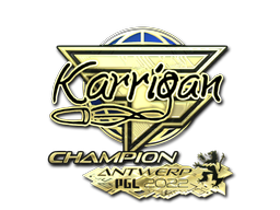 Item Sticker | karrigan (Gold, Champion) | Antwerp 2022