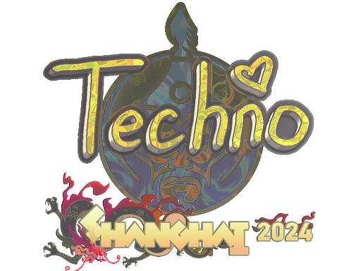 Item Sticker | Techno4K (Holo) | Shanghai 2024